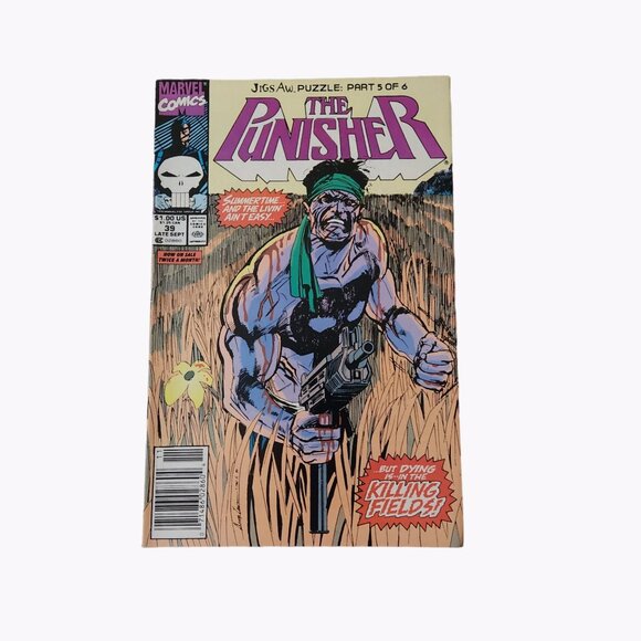 Marvel The Punisher #39 1990 Comic Book Collector Bagged Boarded - Picture 1 of 2